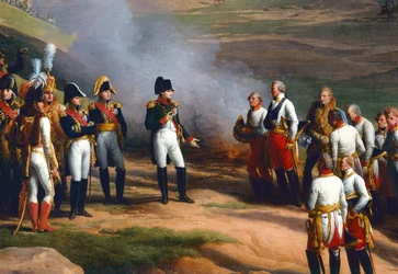 The Surrender of Ulm, 20th October, 1805 - Napoleon and the Austrian generals, 1815 (detail)